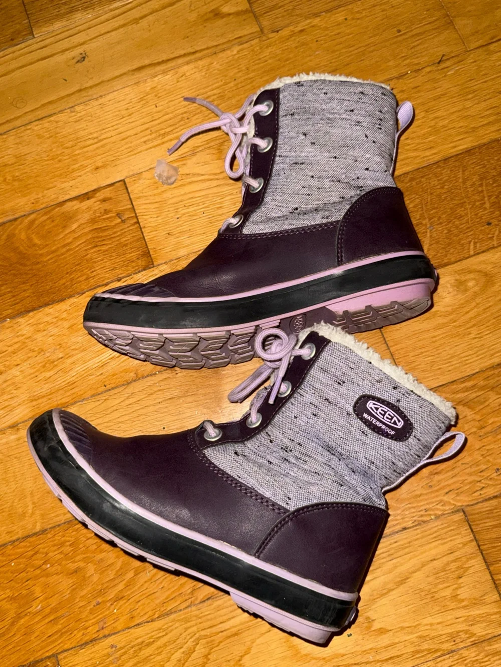 Keen Kids Purple Insulated Rain & Snow Boots